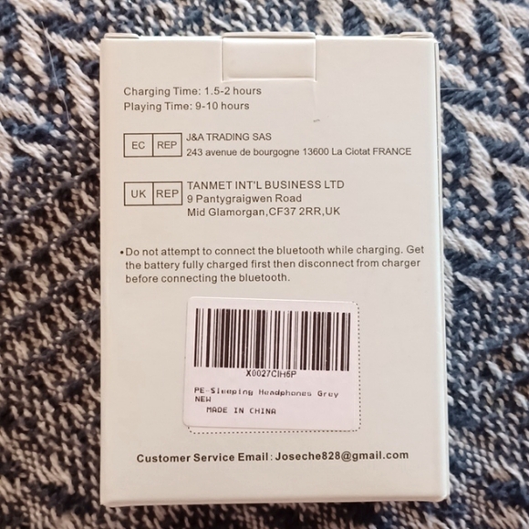 Perytong‎ Sleep Headphones Bluetooth Sleeping Headband, Wireless Eyemask - Picture 2 of 3